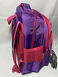 Школьный рюкзак для девочек, 1-3-й класс. Высота 37 см, ширина 26 см, глубина 17 см., фото 4