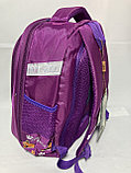 Школьный рюкзак для девочек, 1-й класс. Высота 36 см, ширина 25 см, глубина 14 см., фото 4