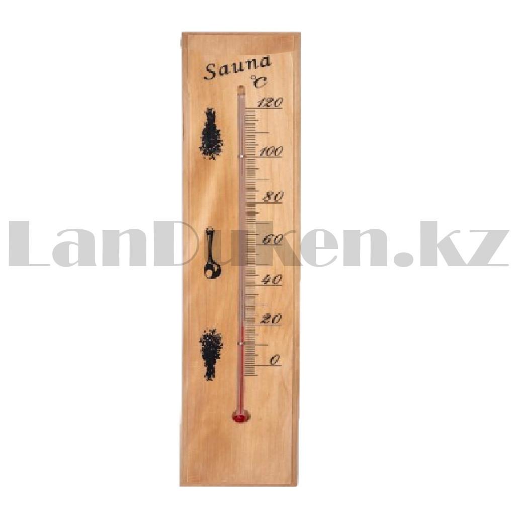 Термометр настенный оконный комнатный деревянный Sauna - фото 4 - id-p101340192