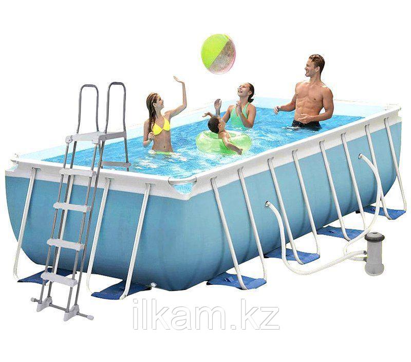 Каркасный бассейн Intex 26788NP, 28316, 26788, Rectangular Prism Frame Pool, 400х200х122 см