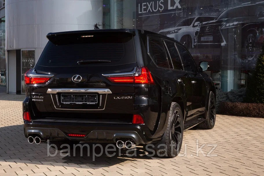 Оригинальные расширители колесных арок "Hemmes" (пластик) для Lexus LX 2016-2021 - фото 7 - id-p101347079