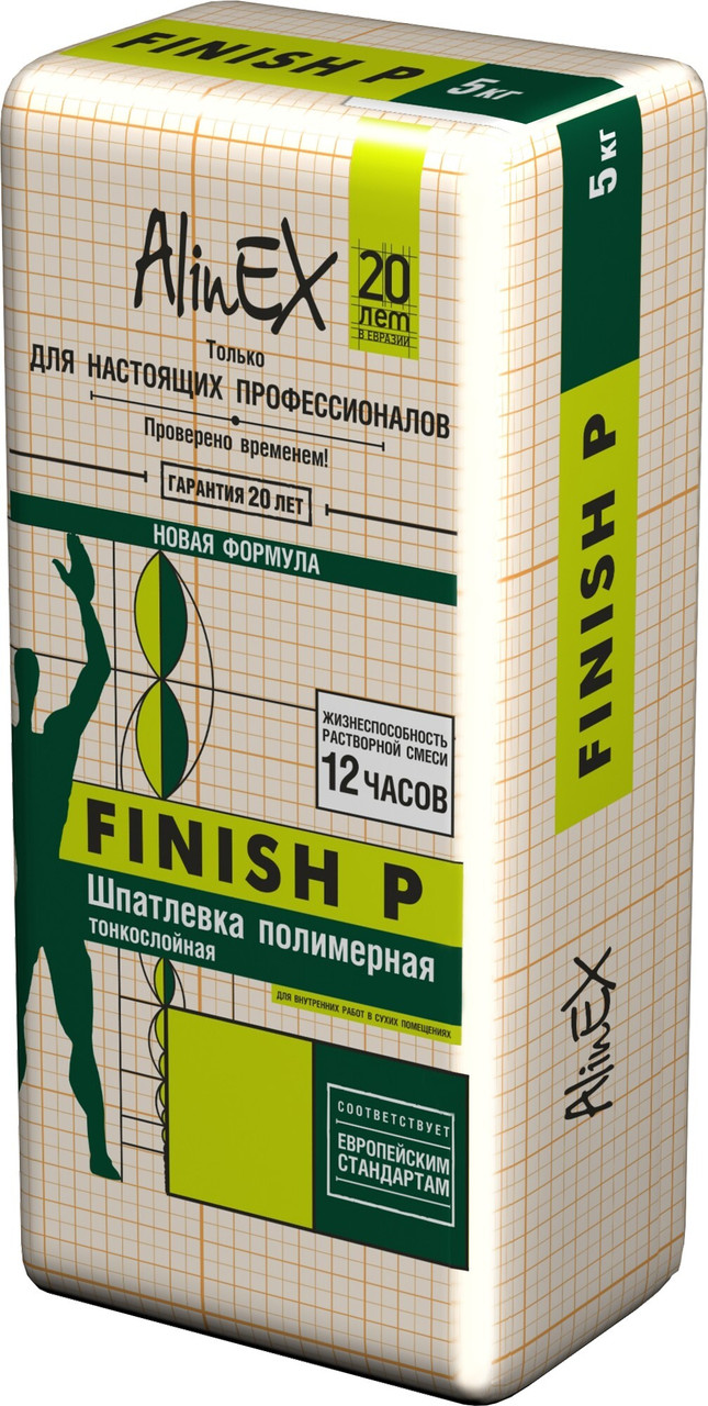Шпатлевка Alinex (Алинекс) Finish (финиш)  5 кг 0003, фото 1