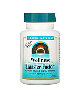 Source Naturals Wellness Transfer Factor, 125 мг, 60 вегетарианских капсул