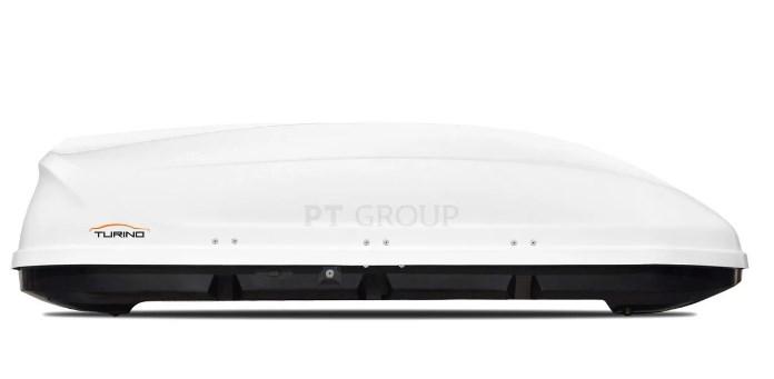 Бокс-багажник PT GROUP 00002501 Turino 1 (Белый двустороннее открывание)