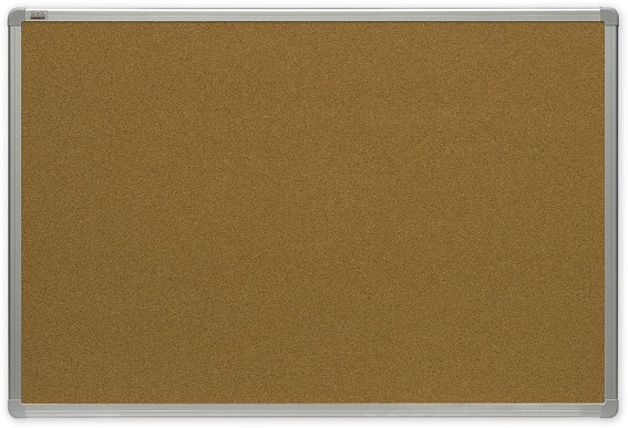 Пробковая доска в раме ALU23 анод 120х90 см 2x3 (Польша)