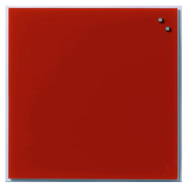 Стеклянная магнитно-маркерная доска Naga 45×45 красная) 10720), фото 1