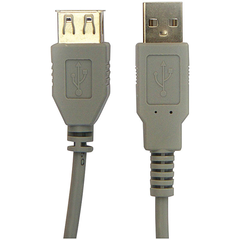 Кабель USB 2.0 A-A (m-f) удлинительный, 1.8м,