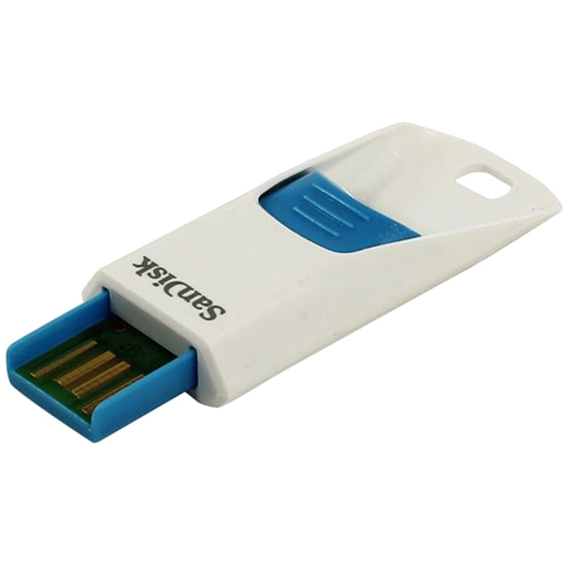 Память SanDisk USB Flash 8GB CZ51 Cruzer Edge белый