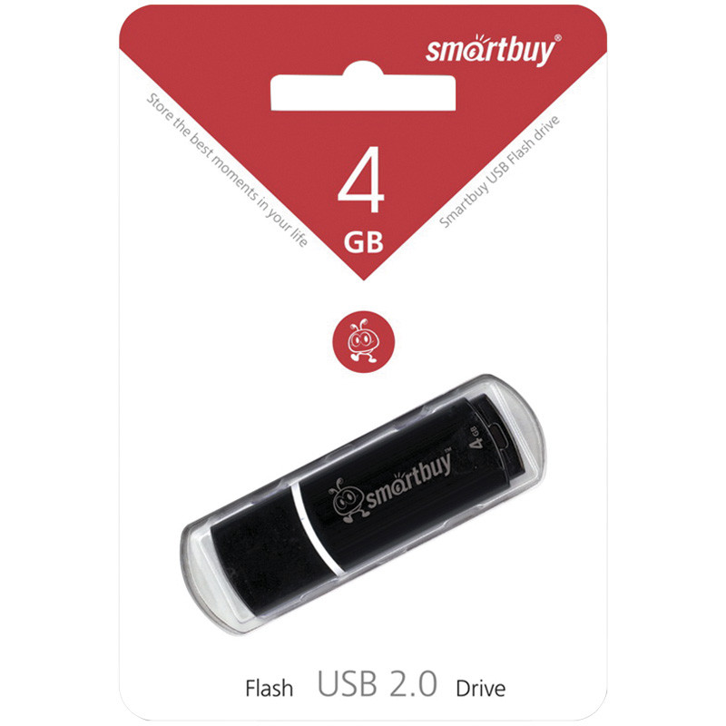 Память Smart Buy USB Flash   4GB Crown черный