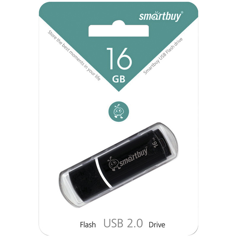Память Smart Buy USB Flash  16GB Crown черный