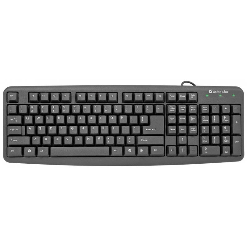 Клавиатура Defender Element HB-520 USB черный (29/1)