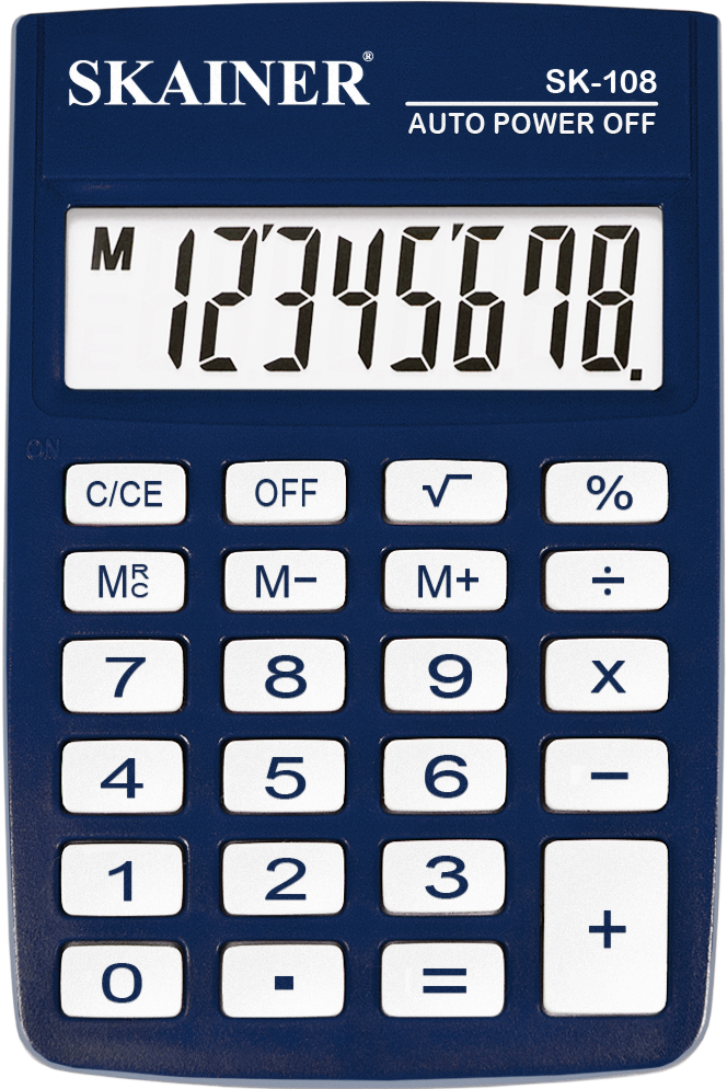Калькулятор Skainer SK-108BL