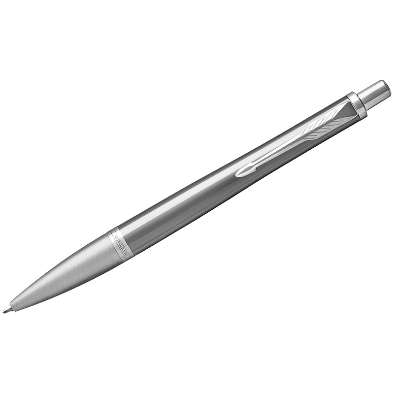 Ручка шариковая Parker "Urban Premium Silvered Powder CT" синяя, 1,0мм, кнопочн., подар. уп.