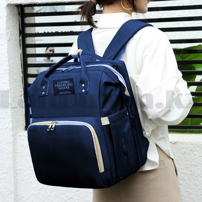 Сумка-рюкзак с боковыми карманами Living Travelling Share синий - фото 8 - id-p62012429