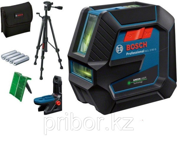 Bosch GCL 2-50 CG Комбинированный лазерный профессиональный нивелир +RM10+BT 150. Внесен в реестр СИ РК - фото 2 - id-p101358522