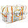Сумка в роддом прозрачная 55х30см оранжевая, фото 9
