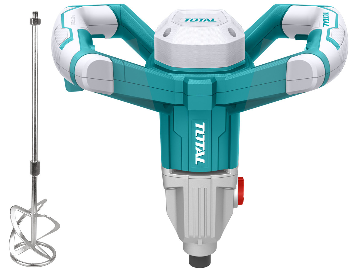 TD614006 - "ТОТАL" Миксер строительный 1400Вт, 180-480 об / мин, / 300-750 об / мин.