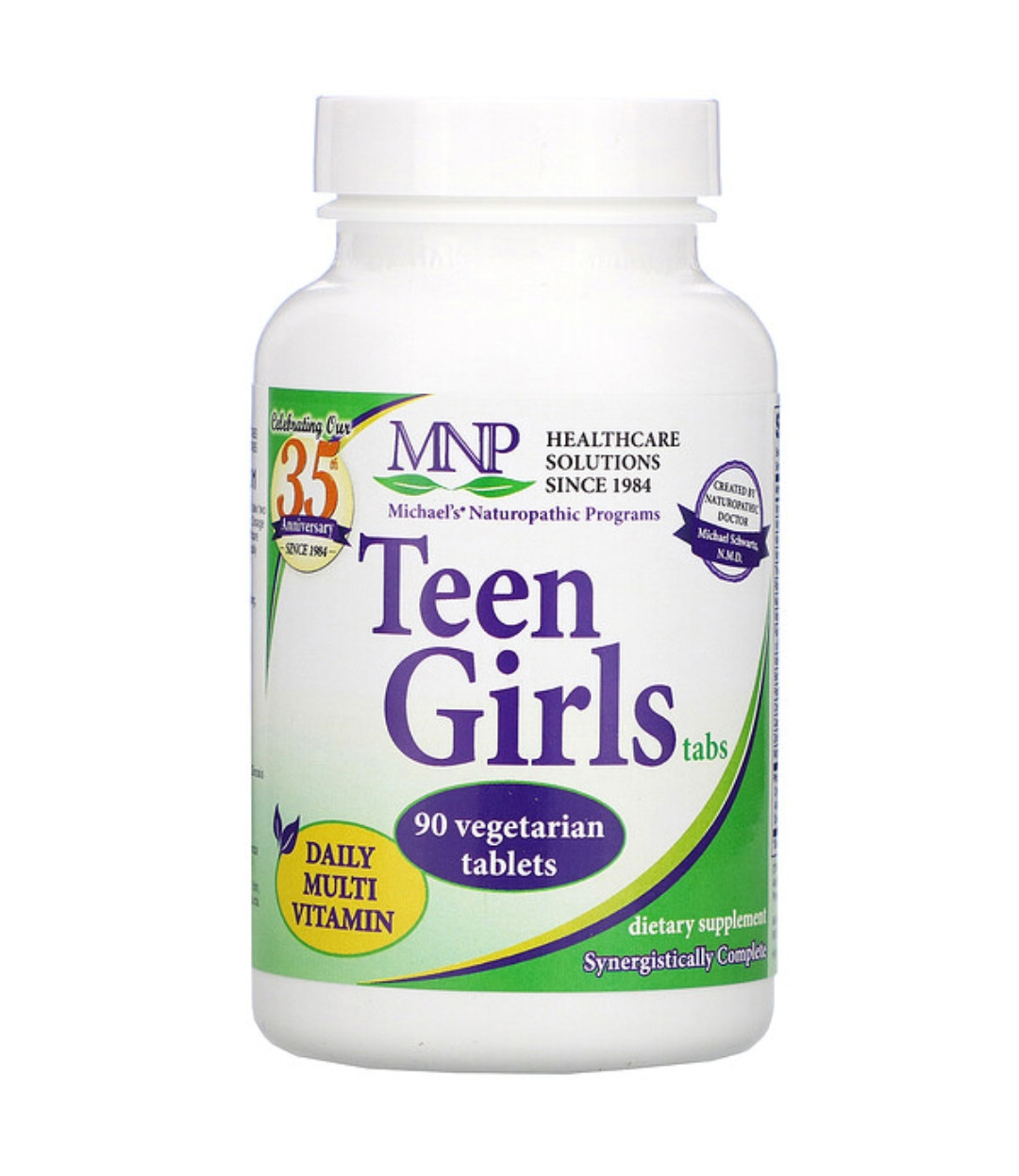 Michael's Naturopathic Programs Таблетки для девочек-подростков, ежедневные поливитамины, 90 таблеток - фото 1 - id-p101367893