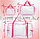 Сумка в роддом для мамы и малыша прозрачная 3 в 1 розовая, фото 3