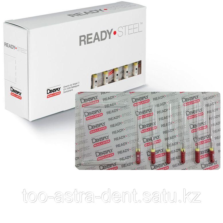 Dentsply K-Flexofile ReadySteel ручной каналорасширитель с укороченным шагом - фото 1 - id-p101368652