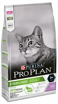 Pro Plan STERILISED Turkey для стерилизованных кошек с индейкой, 1.5кг.