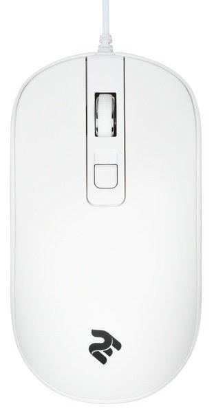 Мышка проводная USB 2Е MF110, White (2E-MF110UW), фото 1