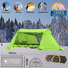 Одноместная палатка-раскладушка Mircamping LD01 Mimir Green, фото 2