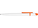 Ручка шариковая Этюд, белый/оранжевый, фото 4