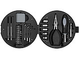 Набор из 25 инструментов в форме колеса, черный/серебристый, фото 3