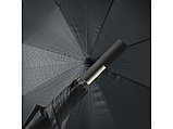 Зонт-трость Grid Golf. Hugo Boss, черный, фото 2