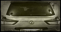 Спойлер на крышку багажника "WALD" (пластик) для Lexus LX 2016-2021, фото 1