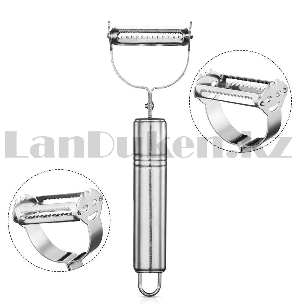 Овощечистка металлическая горизонтальная двухсторонняя