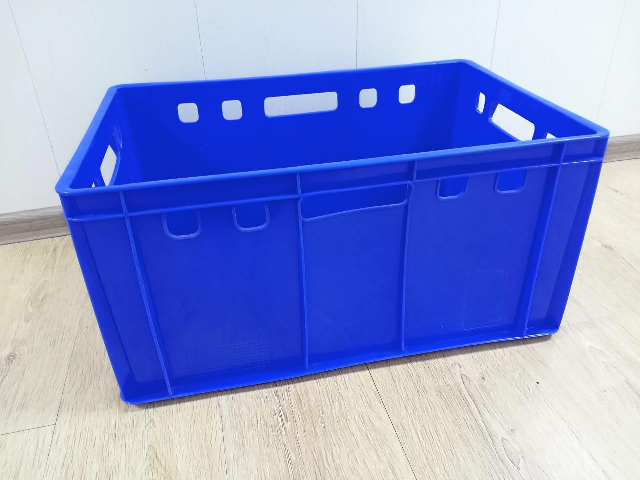 Пластиковый ящик 600*400*300 мм Синий - фото 1 - id-p101379138