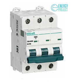 Автоматический выключатель ВА 201 3П 100А Dekraft