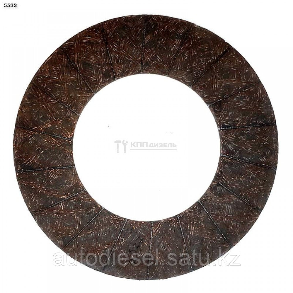 Накладка на диск сцепления Ф430х240х4 мм без отверстий (красные с медью) FAW CA3252 - фото 1 - id-p101382666