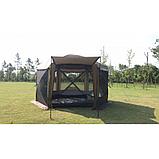 Шестиугольный шатер с полом 3,6*3,6 м. Mircamping 2905, фото 3