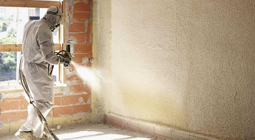 Утепление напыляемым утеплителем