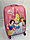 Детский пластиковый чемодан на 4-х колесах, для девочек 5-9 лет. Высота 46 см, ширина 30 см, глубина 22 см., фото 2