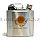 Фляга сувенирная "Казахстан" в форме канистры стальная нержавеющая сталь Hip Flask YH 18 Oz 530 мл, фото 5