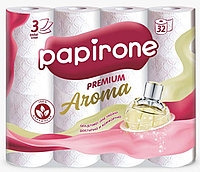 Туалетная бумага Papirone Aroma, трехслойная, 12шт/упак, б/о