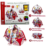 Развивающий коврик Лиса +30 шаров, фото 5