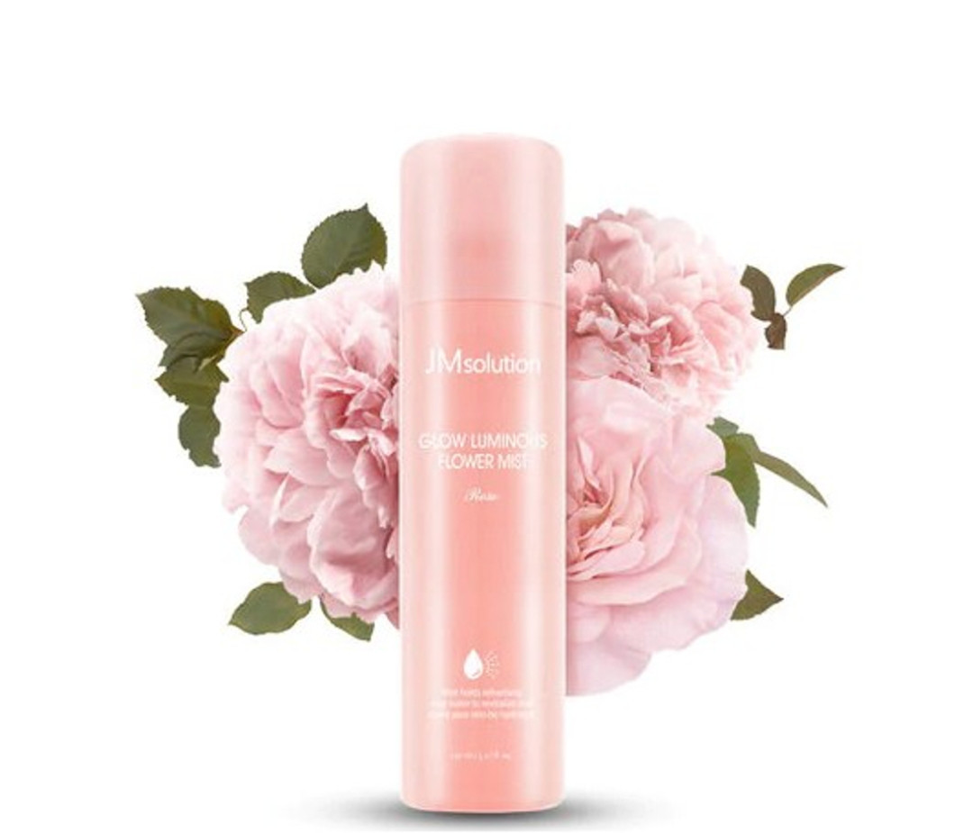 Солнцезащитный спрей с ароматом розы Glow Luminous Flower Sun Spray SPF50+PA++++ [JMSolution]