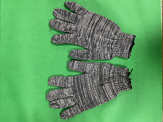 Перчатки ХБ, 7 –го класса вязки, изготавливаются из  100% х/б. Производство Казахстан