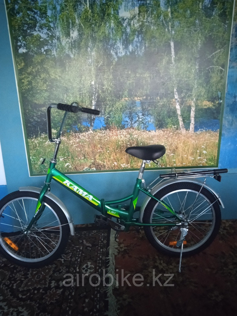 Велосипед KAMA kama sport 20 2021 22.5 дюйма зеленый