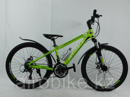 Велосипед Strike Pro MTB 24 2022 13 зеленый: продажа, цена в Караганде.  Велосипеды от "AIROBIKE" - 101399029