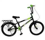 Детский городской велосипед Барс BX003, черно-зеленый, фото 2