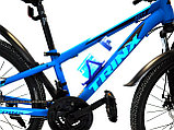 Подростковый спортивный велосипед Trinx K014, черно-синий, фото 3