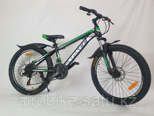 Велосипед SPACEO urban style 24 2020 15 дюймов зеленый