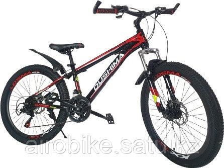 Велосипед Dushima Zane 501 24 2020 14 черный-красный