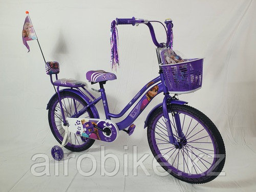 Детский городской велосипед Холодное сердце, фиолетовый